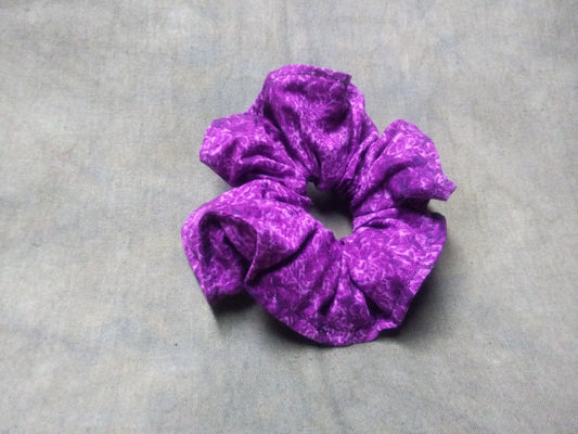 Purple Flower (REGULAR) Scrunchie