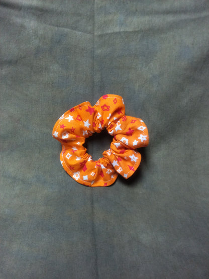 Orange Stars (GLOW IN THE DARK) (REGULAR) Scrunchie