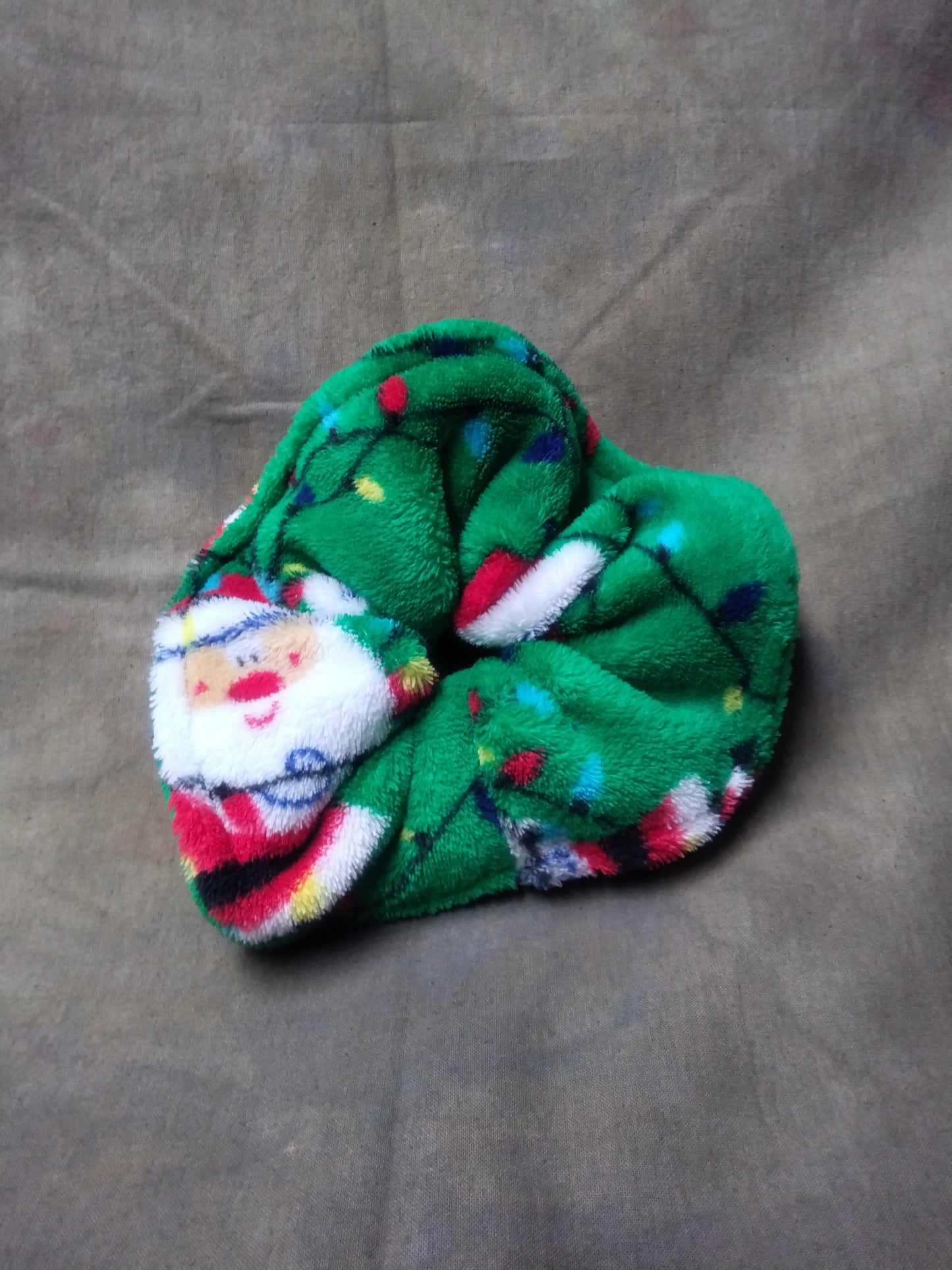 Santa Fleece (JUMBO) Scrunchies