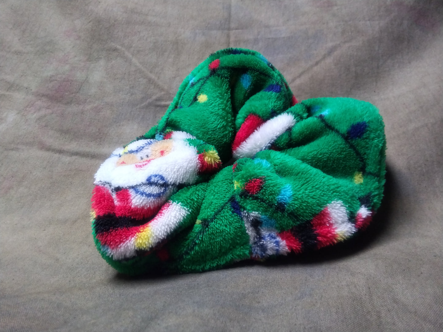 Santa Fleece (JUMBO) Scrunchies