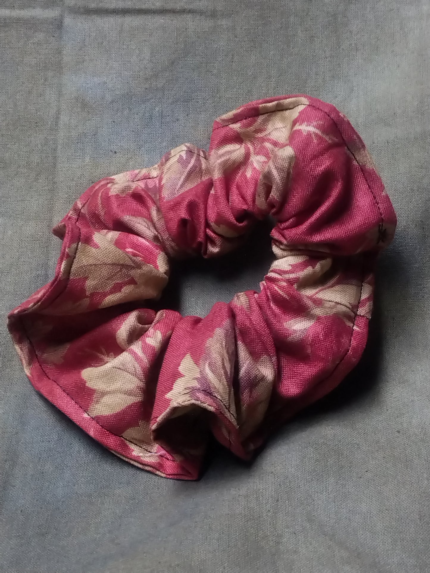 Red Fall Flowers (JUMBO) Scrunchies