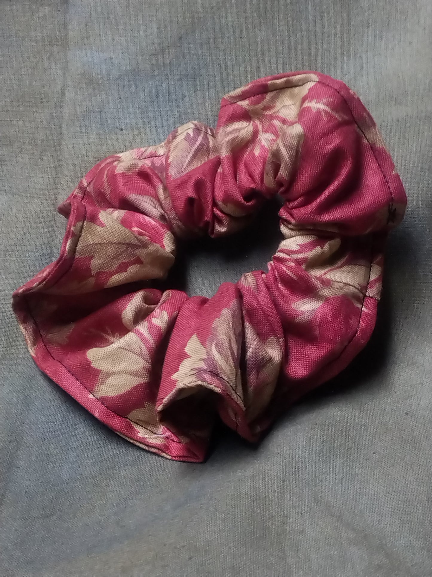 Red Fall Flowers (JUMBO) Scrunchies