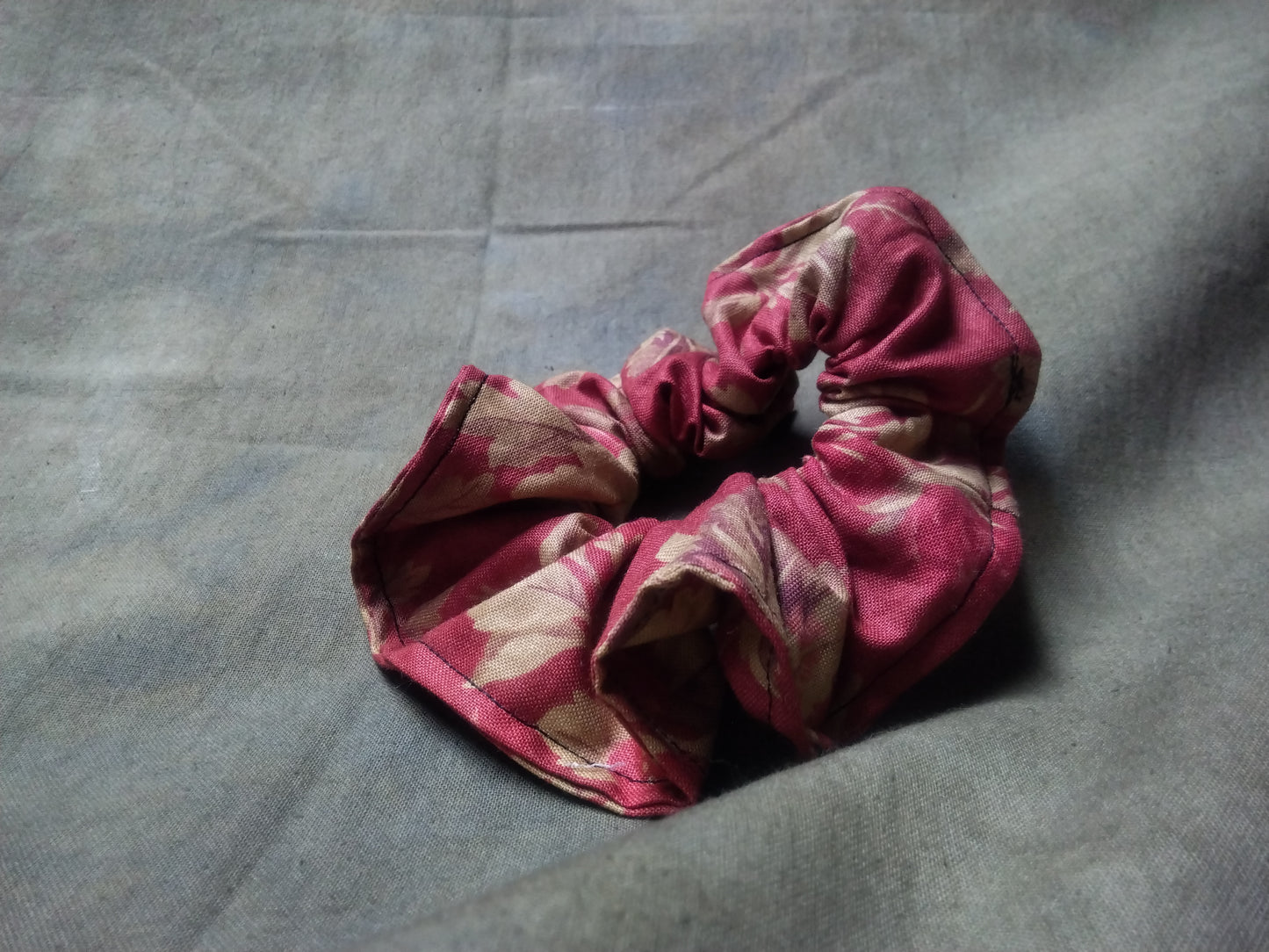 Red Fall Flowers (JUMBO) Scrunchies