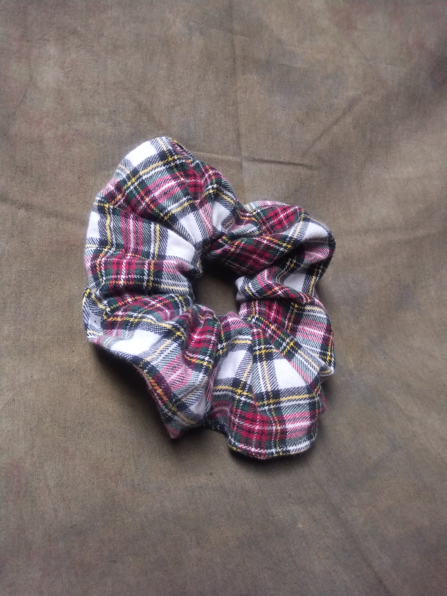 Winter Plaid (JUMBO) Scrunchies